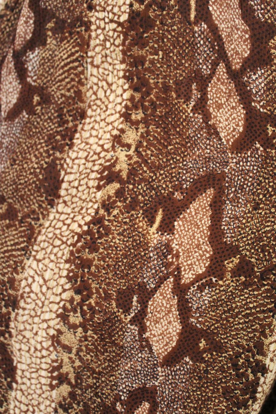BB Desert Rose Snake Bloomer Midi Capri Short