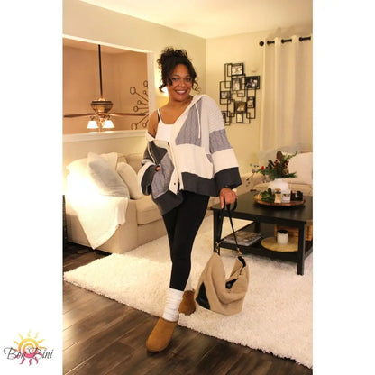 Elizabeth Color Block Cardigan