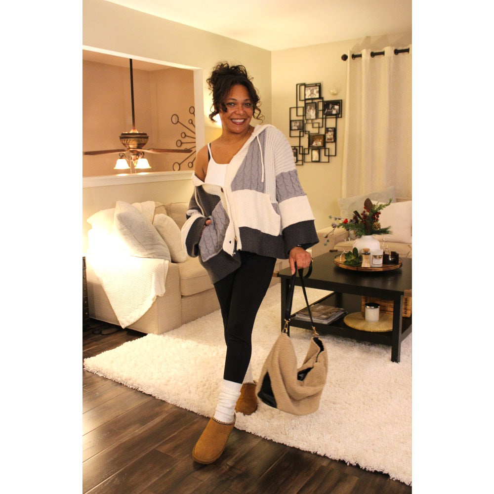 Elizabeth Color Block Cardigan
