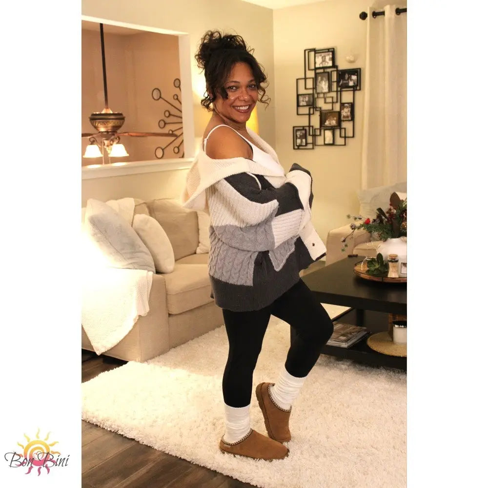 Elizabeth Color Block Cardigan