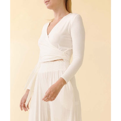 Emilia Bamboo Wrap Top