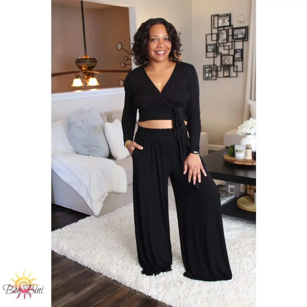 Emilia Bamboo Palazzo Pants