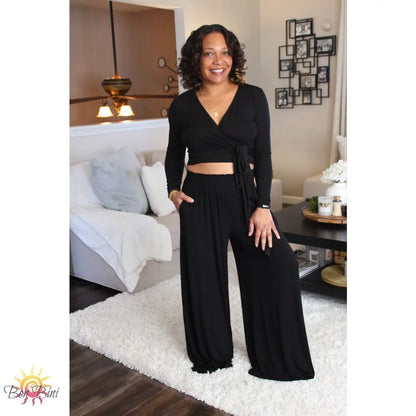 Emilia Bamboo Palazzo Pants