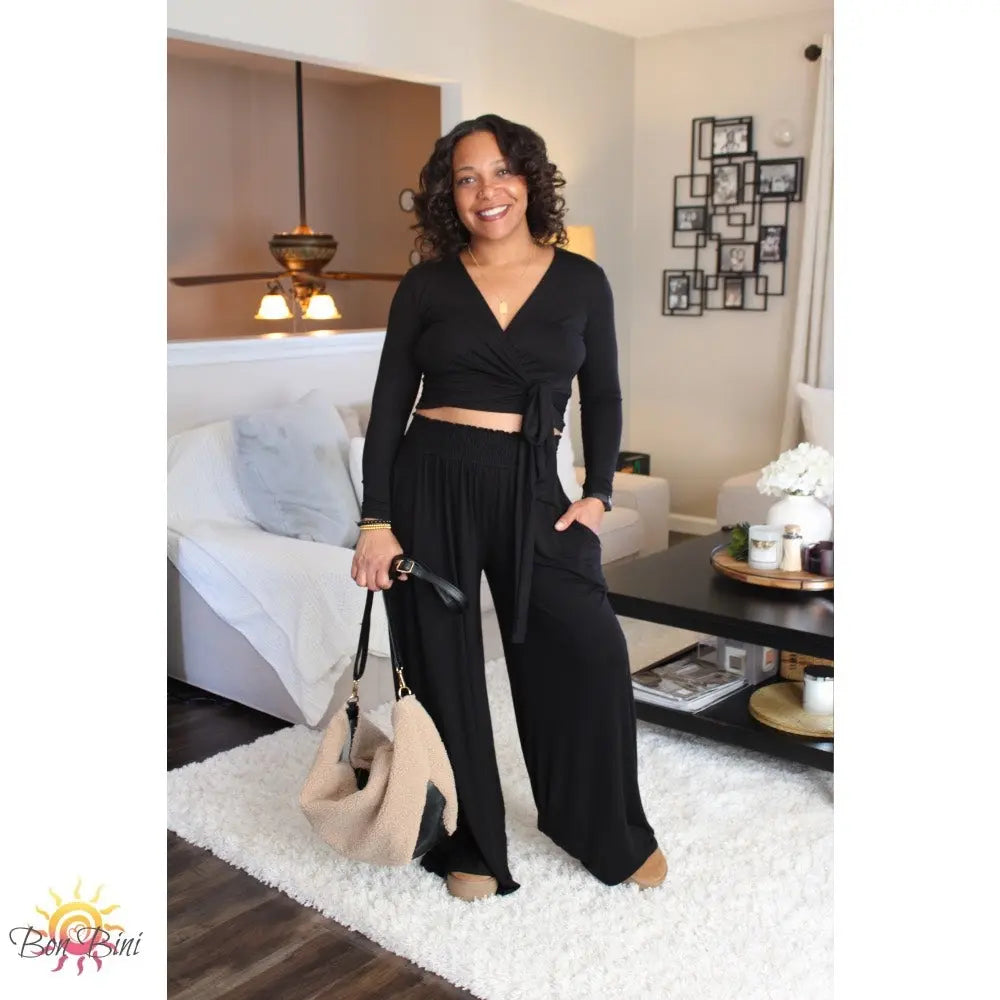 Emilia Bamboo Palazzo Pants