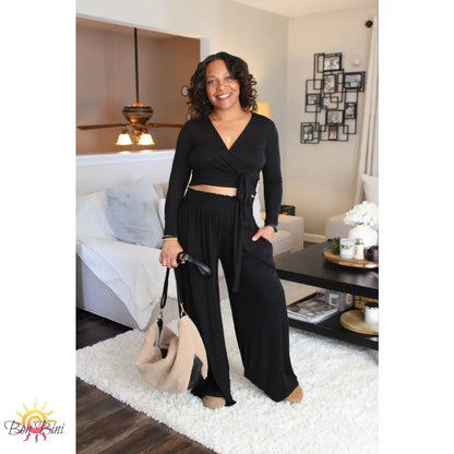 Emilia Bamboo Palazzo Pants