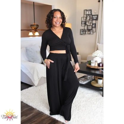 Emilia Bamboo Palazzo Pants