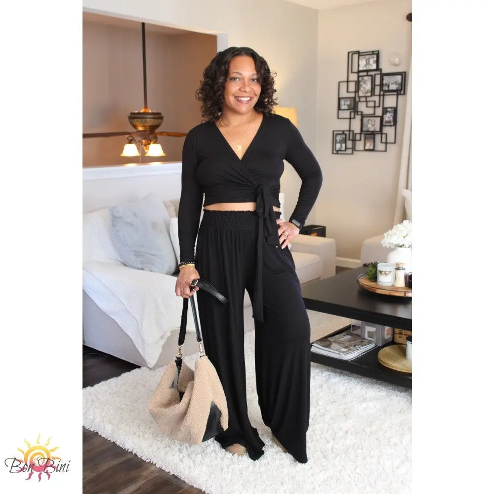 Emilia Bamboo Palazzo Pants