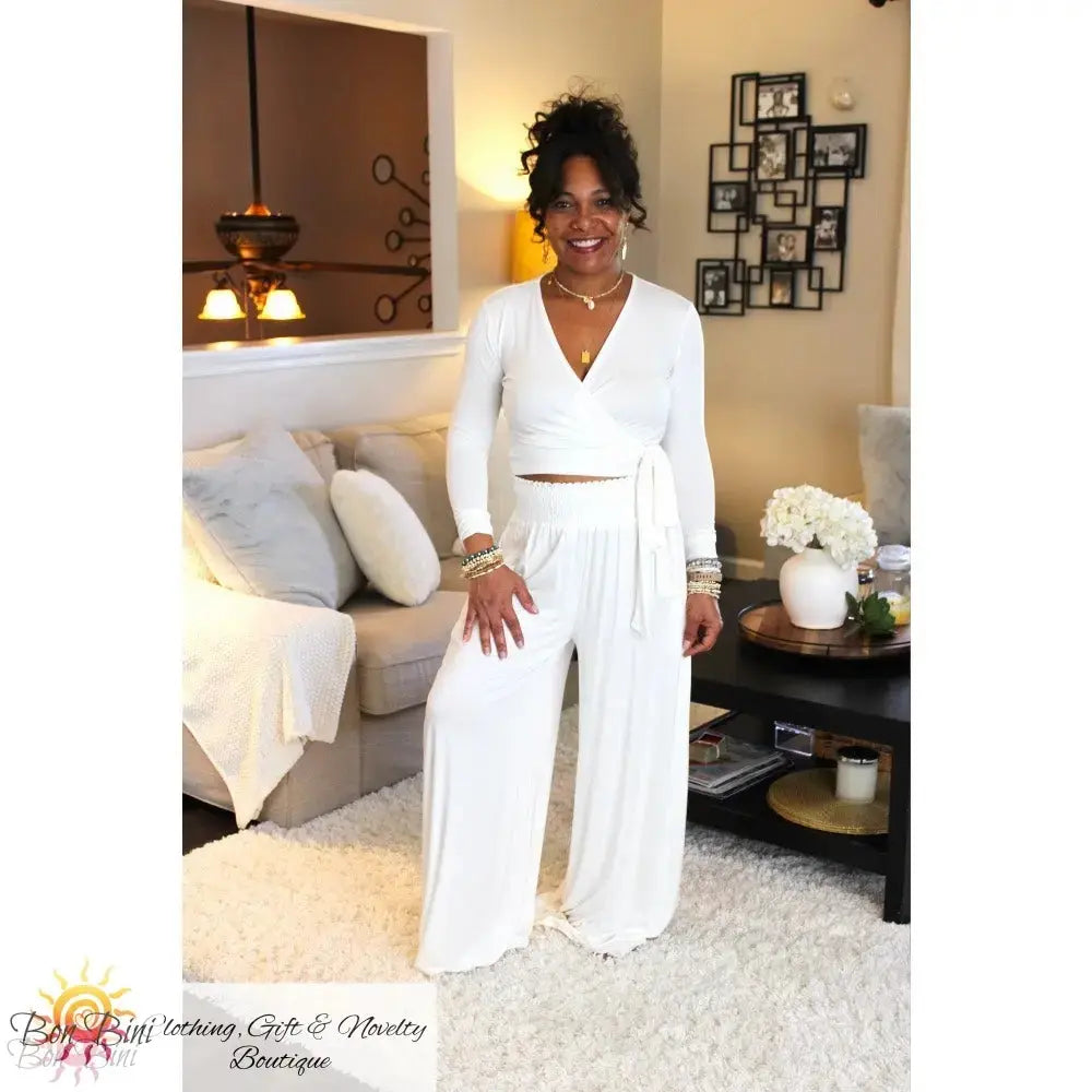 Emilia Bamboo Palazzo Pants