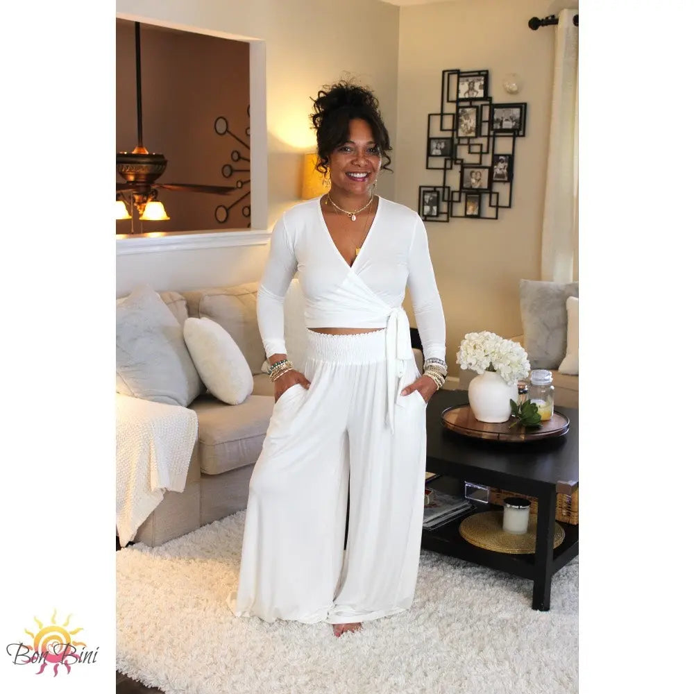 Emilia Bamboo Palazzo Pants