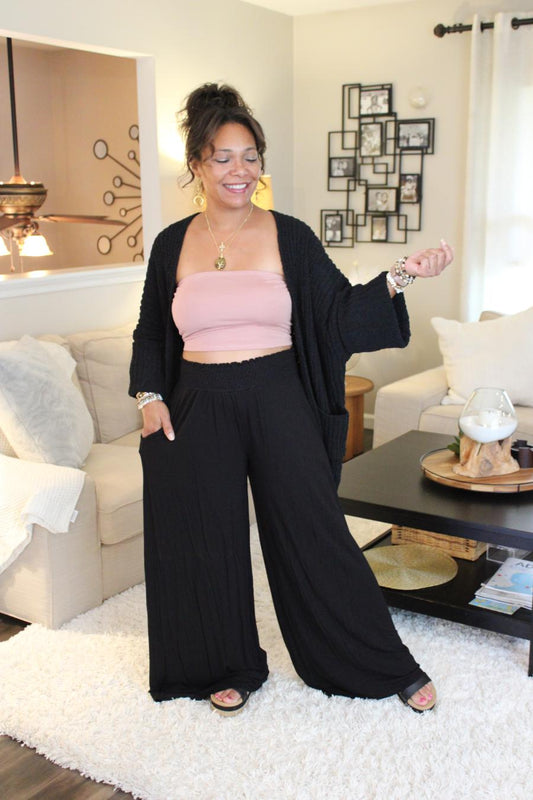 Emilia Bamboo Palazzo Pants