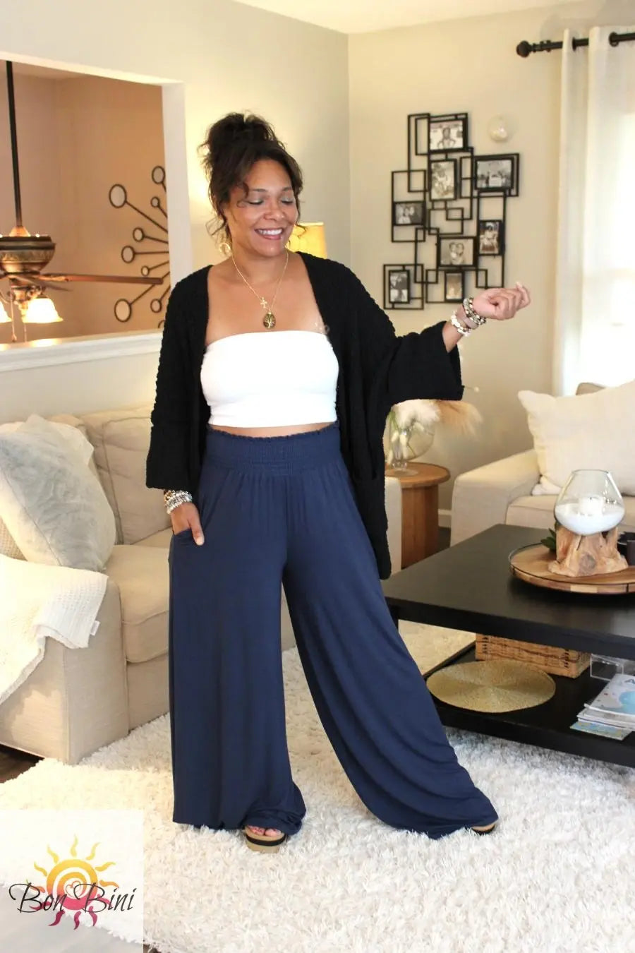 Emilia Bamboo Palazzo Pants