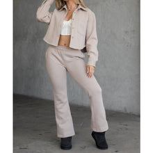 Load image into Gallery viewer, Evelina Fleece Flare Sweatpants
