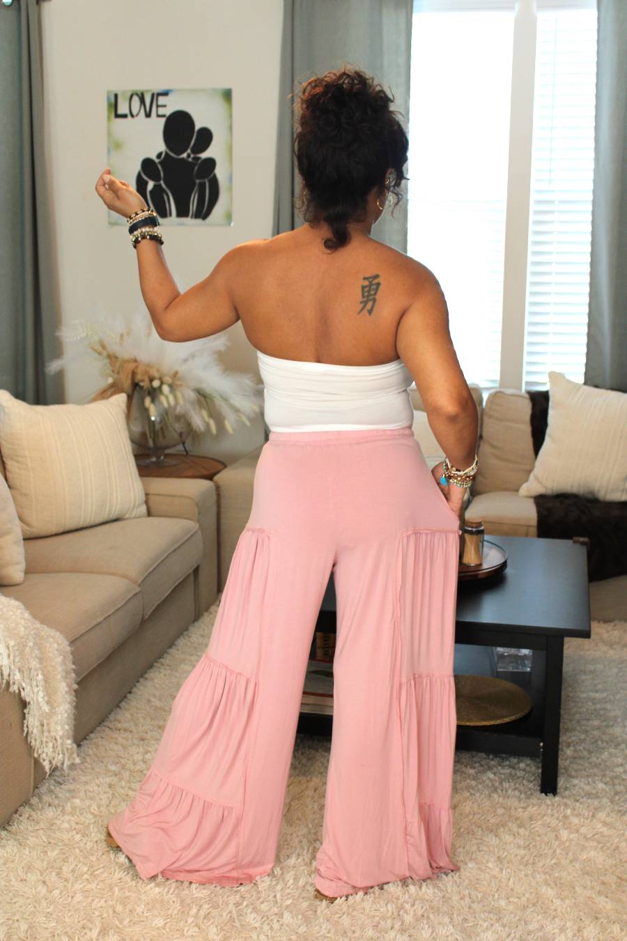 Everyday Comfort Side Tiered Pants