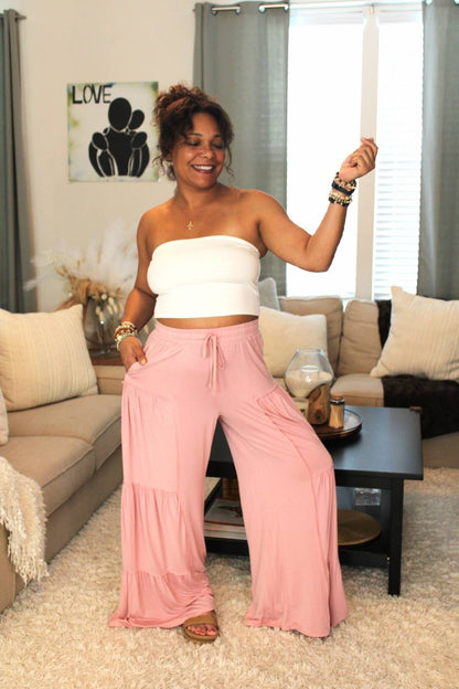 Everyday Comfort Side Tiered Pants
