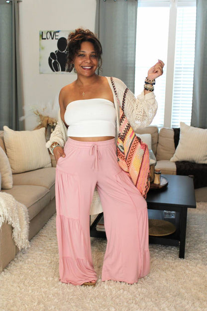 Everyday Comfort Side Tiered Pants