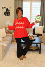 Load image into Gallery viewer, "Falalalala" Holiday Sweater
