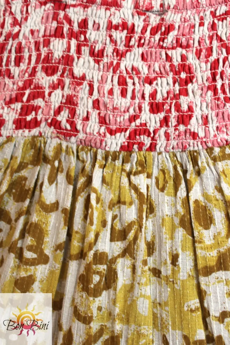 BB Feeling Lively Patchwork Dress