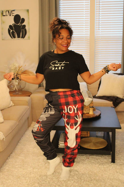Feeling Festive Christmas Reindeer Sweatpants