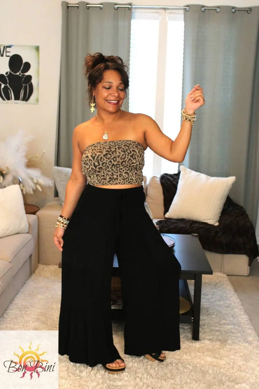 Feeling Fierce Leopard Tube Top