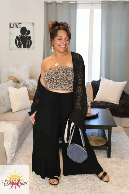 Feeling Fierce Leopard Tube Top