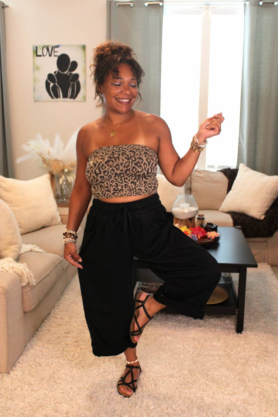 Feeling Fierce Leopard Tube Top