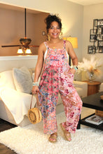 Load image into Gallery viewer, Perfectly Pink Hippie Overalls
