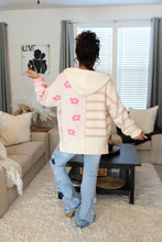 Load image into Gallery viewer, Floral Bloom Hooded Cardigan
