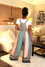 Load image into Gallery viewer, Floral Blossoms Patchwork Overall Jumpsuit
