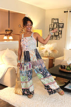 Load image into Gallery viewer, Floral Patchwork Bliss Overall Jumpsuit
