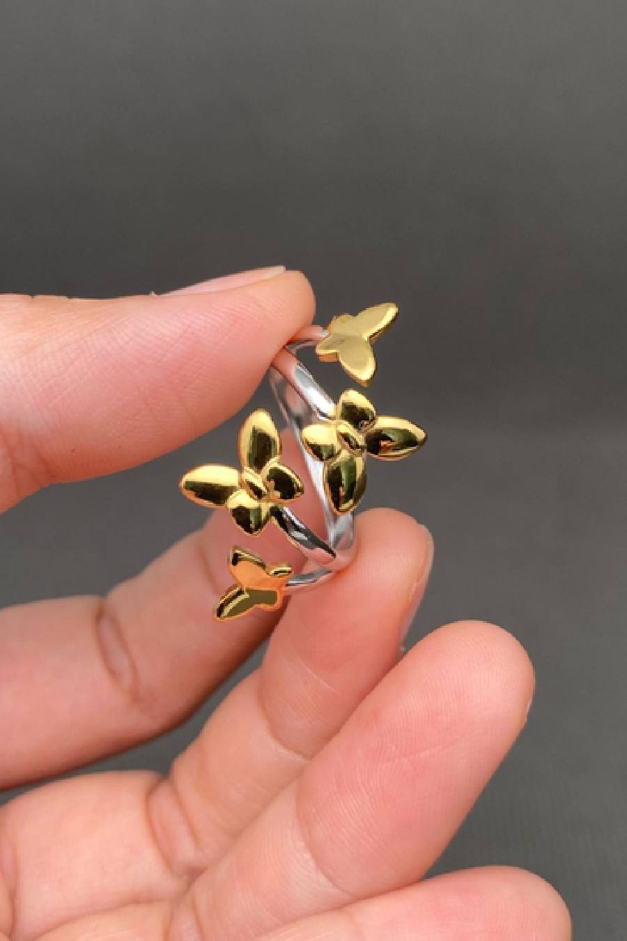 Flutter Of Wings Butterfly Ring