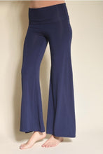 Load image into Gallery viewer, Fold Over Bamboo Palazzo Pants
