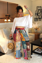 Load image into Gallery viewer, Free Spirit Hippie Patchwork Palazzo Pants
