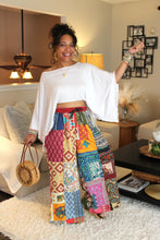 Load image into Gallery viewer, Free Spirit Hippie Patchwork Palazzo Pants

