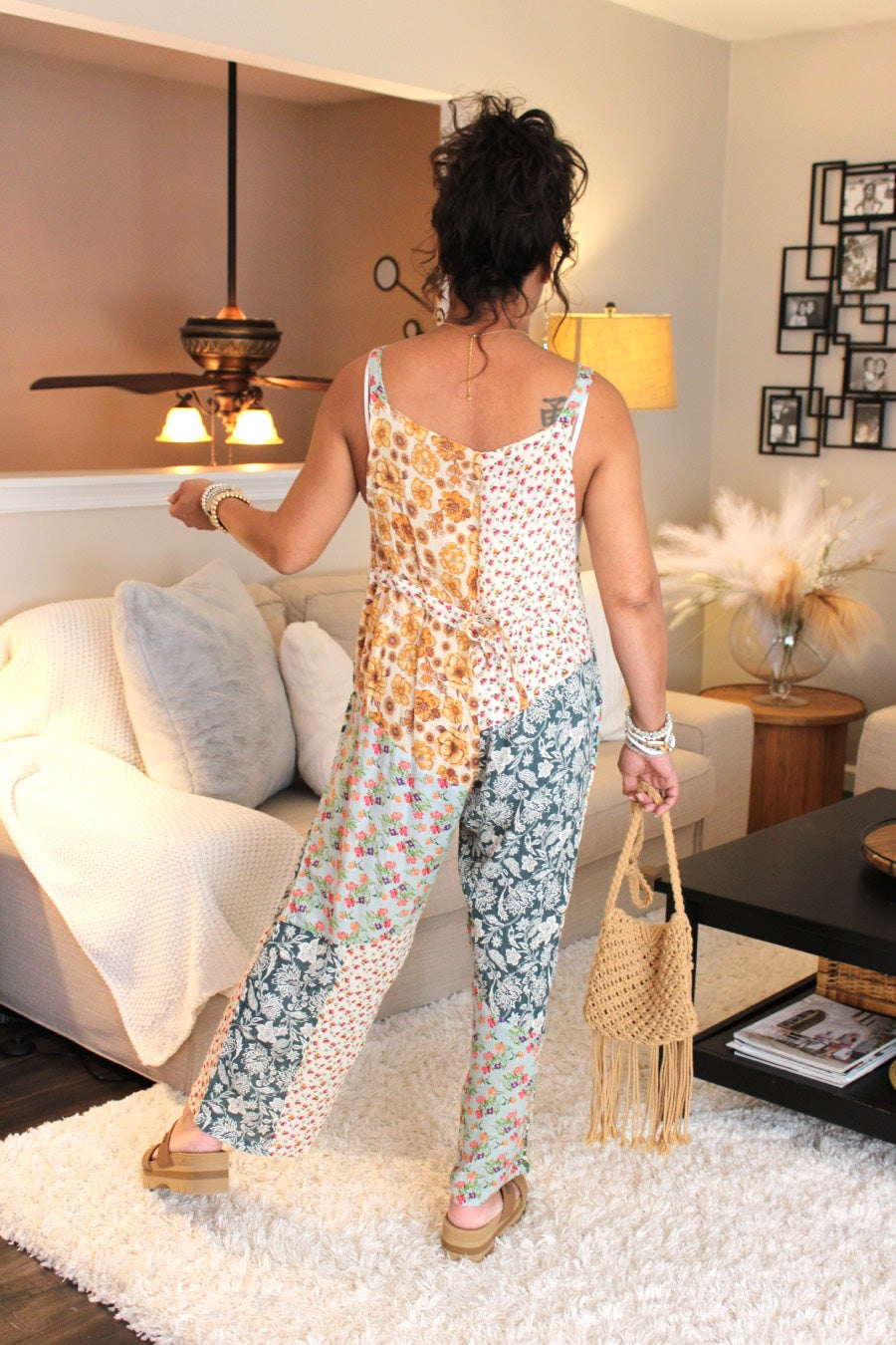 BB Garden Stroll Patchwork Overalls