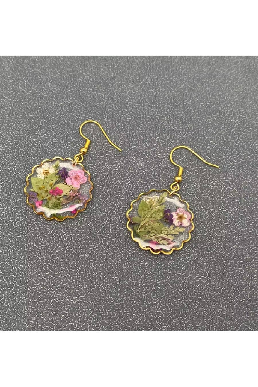 Garden Of Serenity Dangle Earrings
