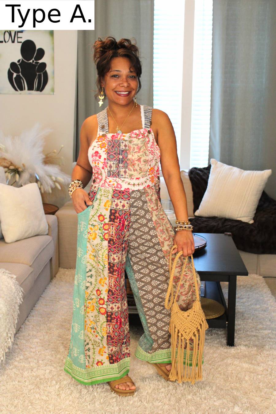 Garden Realm Patchwork Jumpsuit