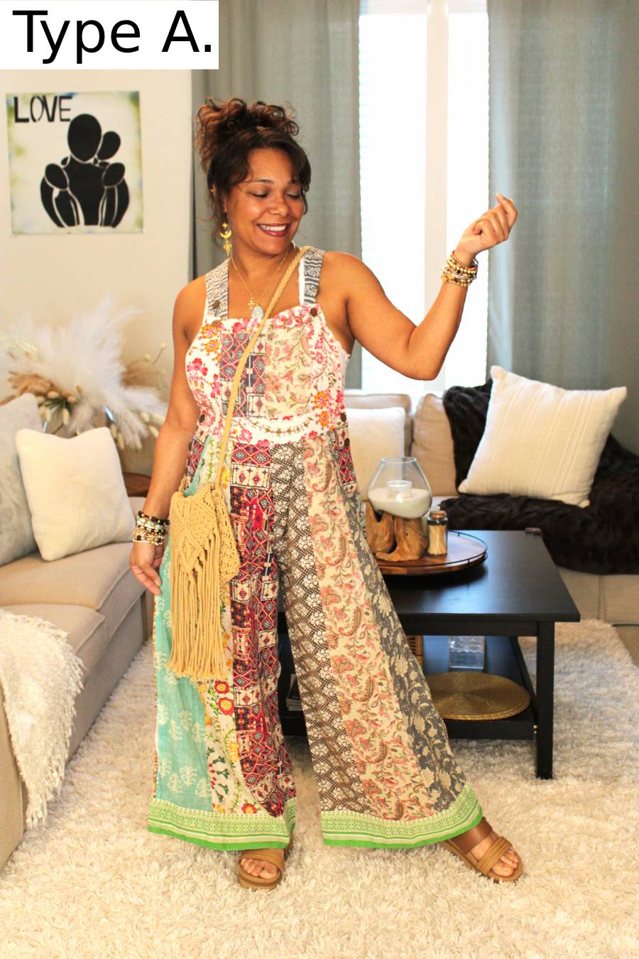 Garden Realm Patchwork Jumpsuit