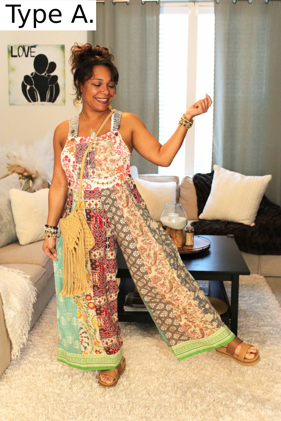 Garden Realm Patchwork Jumpsuit