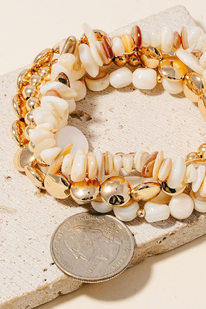 Shell & Stone Boho Bracelets