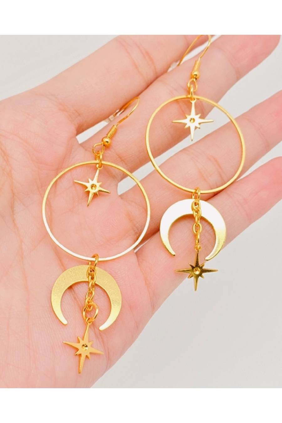 Glimmer Of The Moon Dangle Earrings