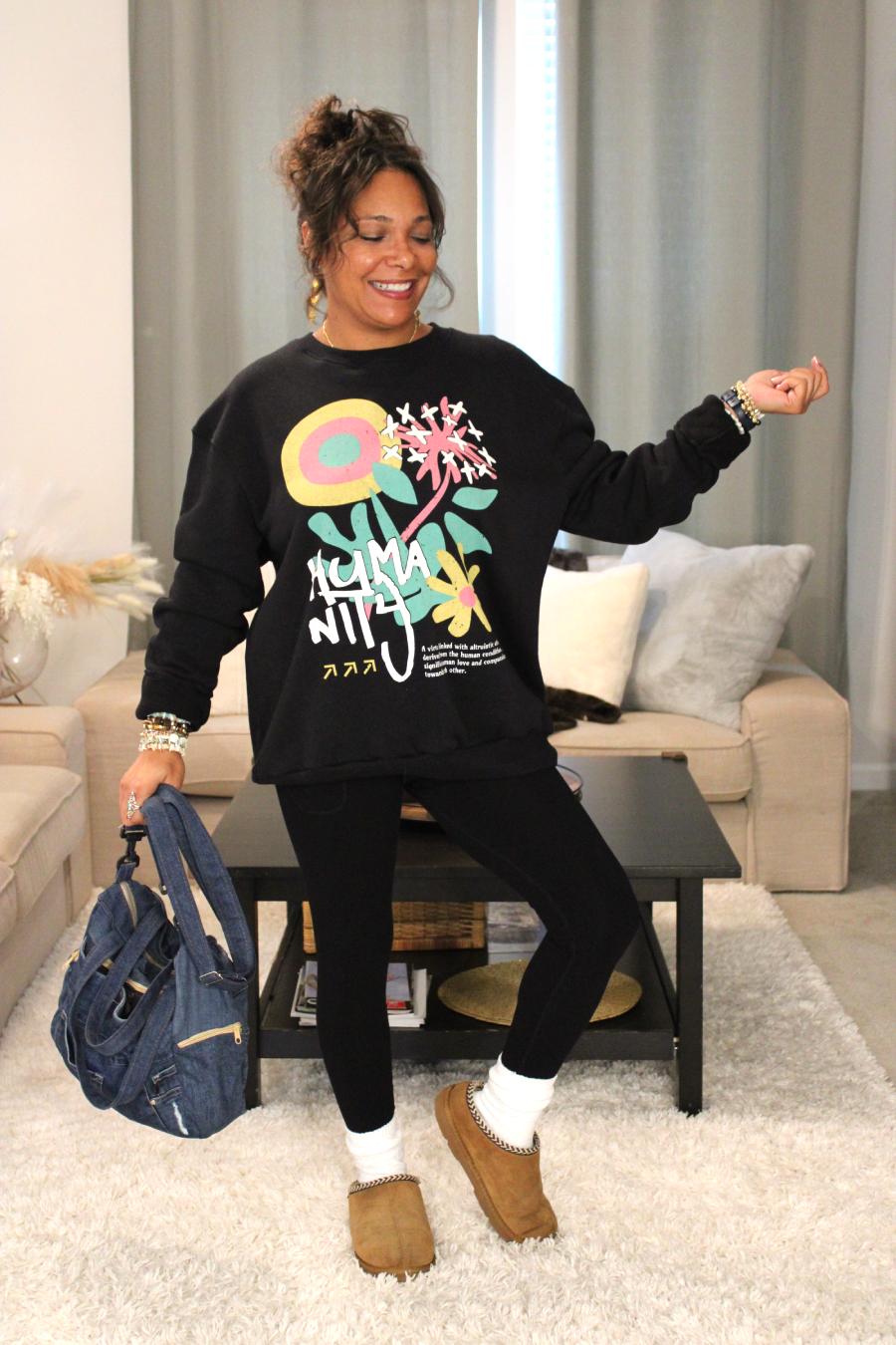 Humanity Flower Sweatshirt