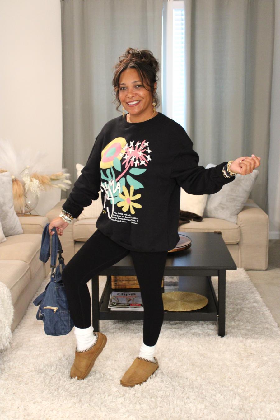 Humanity Flower Sweatshirt