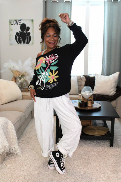 Humanity Flower Sweatshirt
