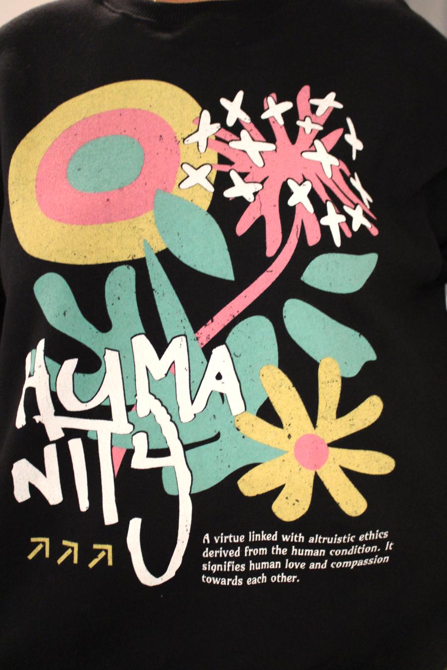 Humanity Flower Sweatshirt