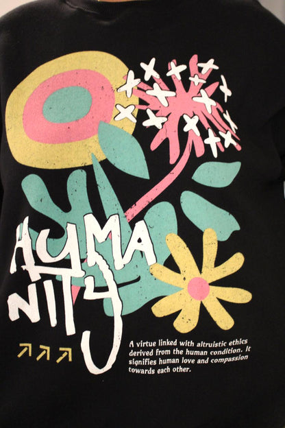 Humanity Flower Sweatshirt