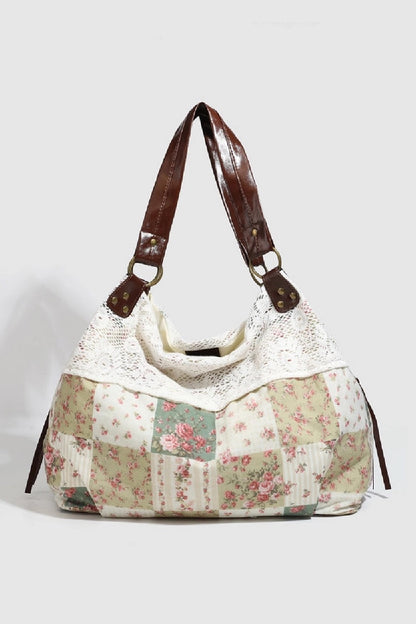 Ambrose Vintage Lace Floral Shoulder Bag