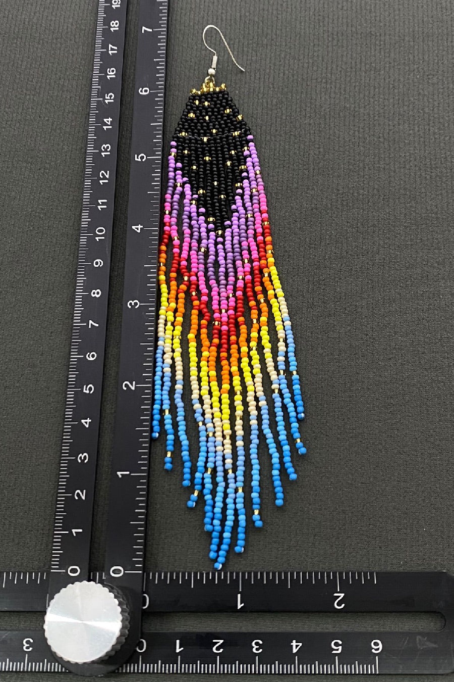 Nebula Boho Fringe Earrings