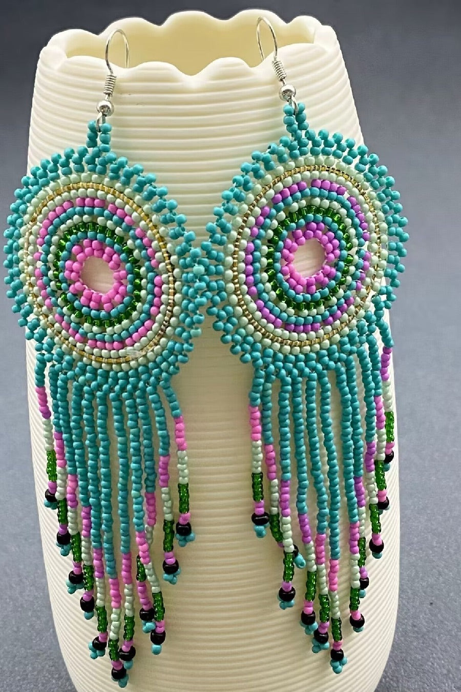 Cosmic Dreamcatchers Fringe Earrings