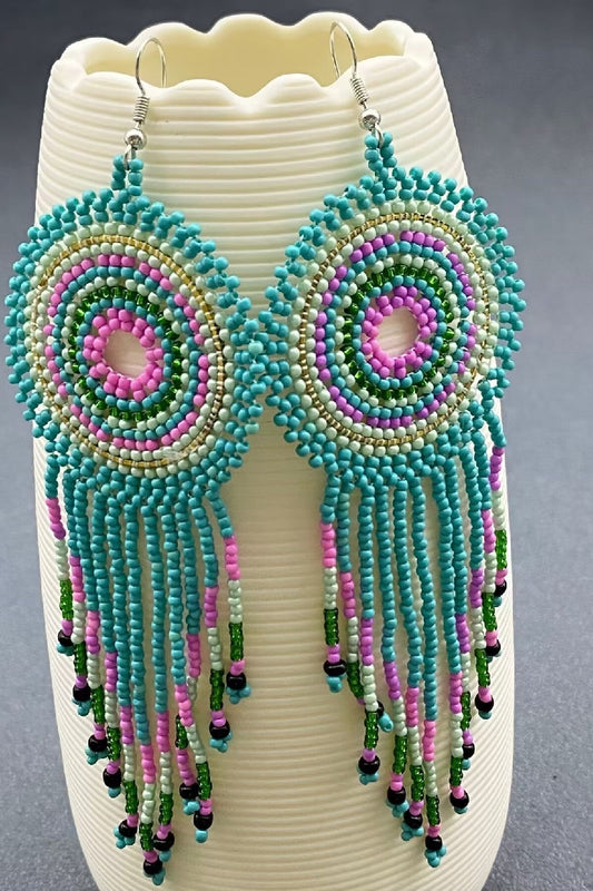 Cosmic Dreamcatchers Fringe Earrings