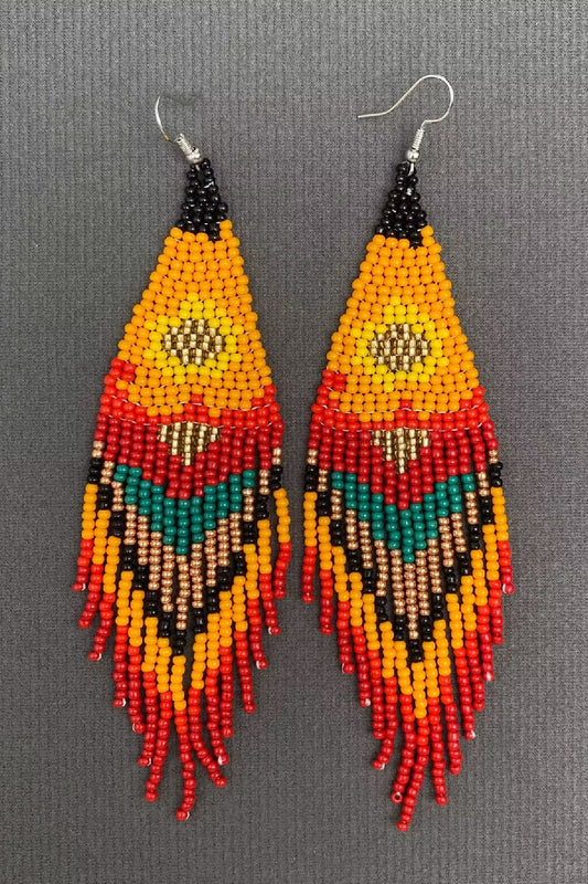 Boho Let The Sun Guide You Fringe Earrings